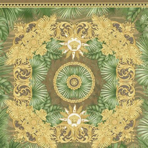 versace tapete dschungel|Versace Home Dschungel Tapete Grün Gold Luxus Designer .